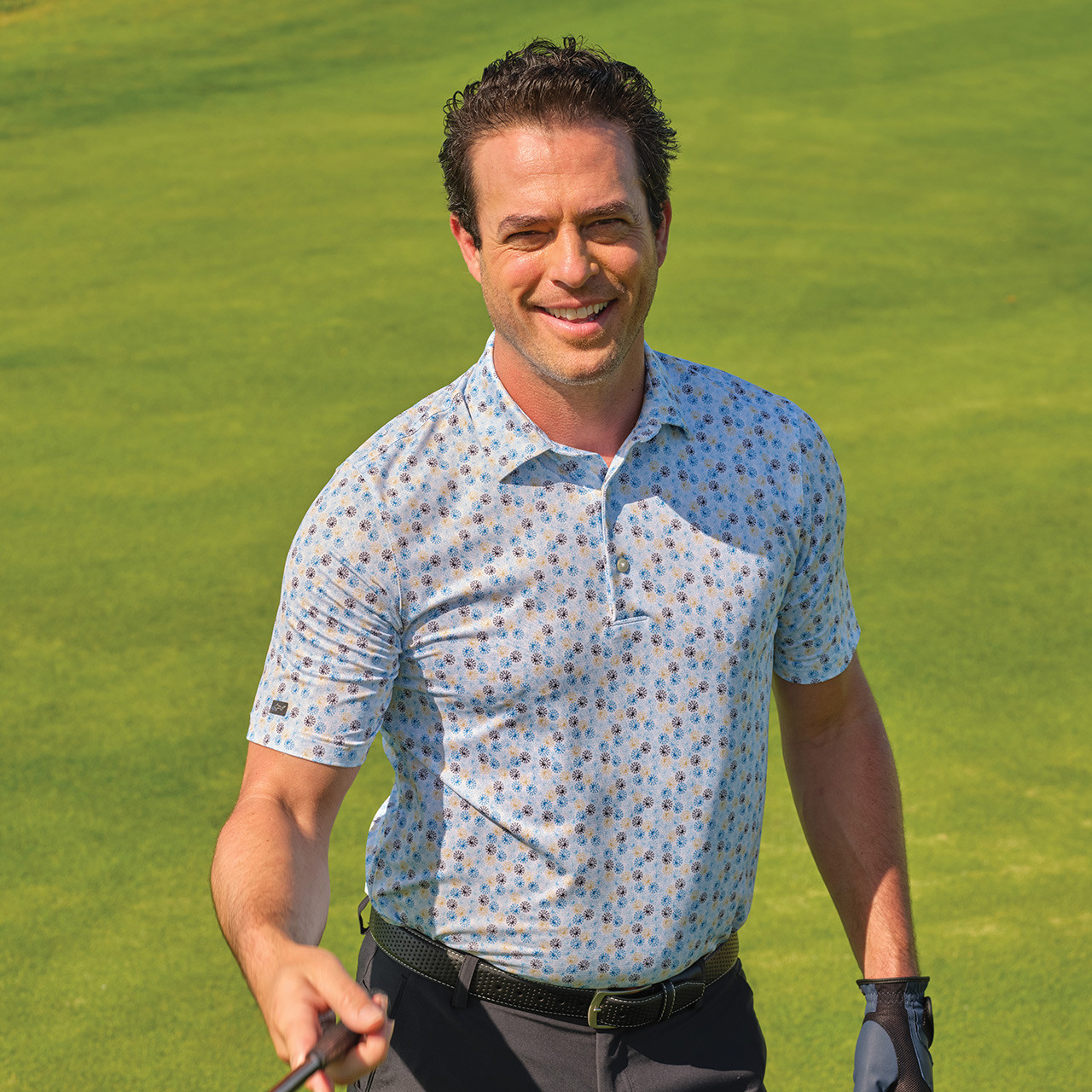 ML75 Tee-Time Stretch Polo - Greg Norman Collection