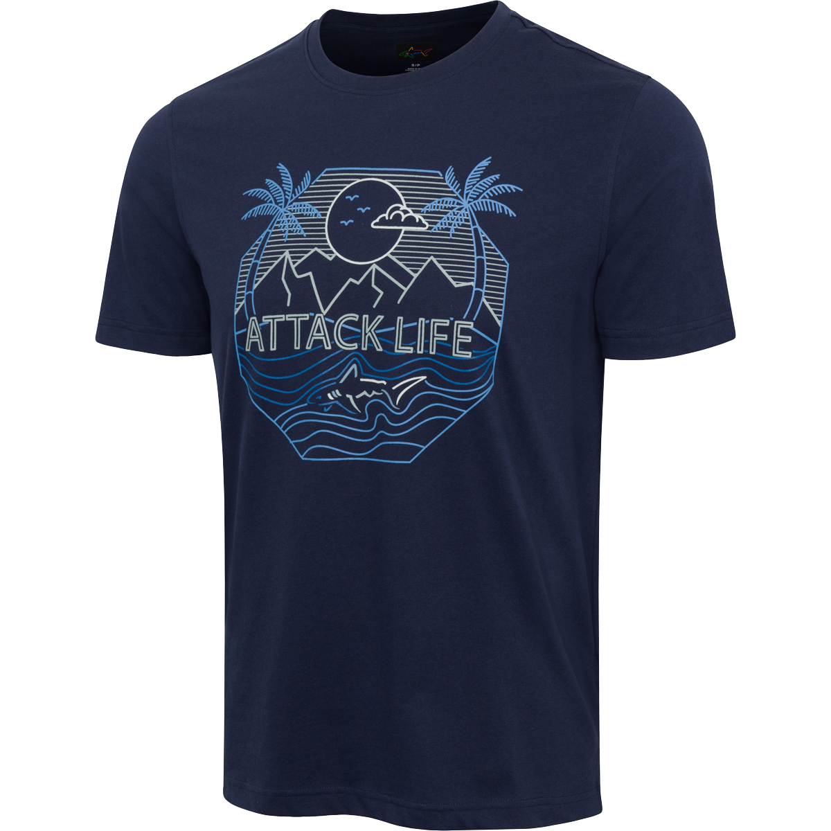 greg norman V-Neck Shark Pocket T-Shirt Deals Clothing