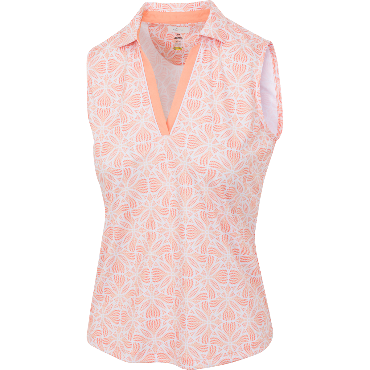 ML75 Rocky Illusions Sleeveless Polo - Greg Norman Collection