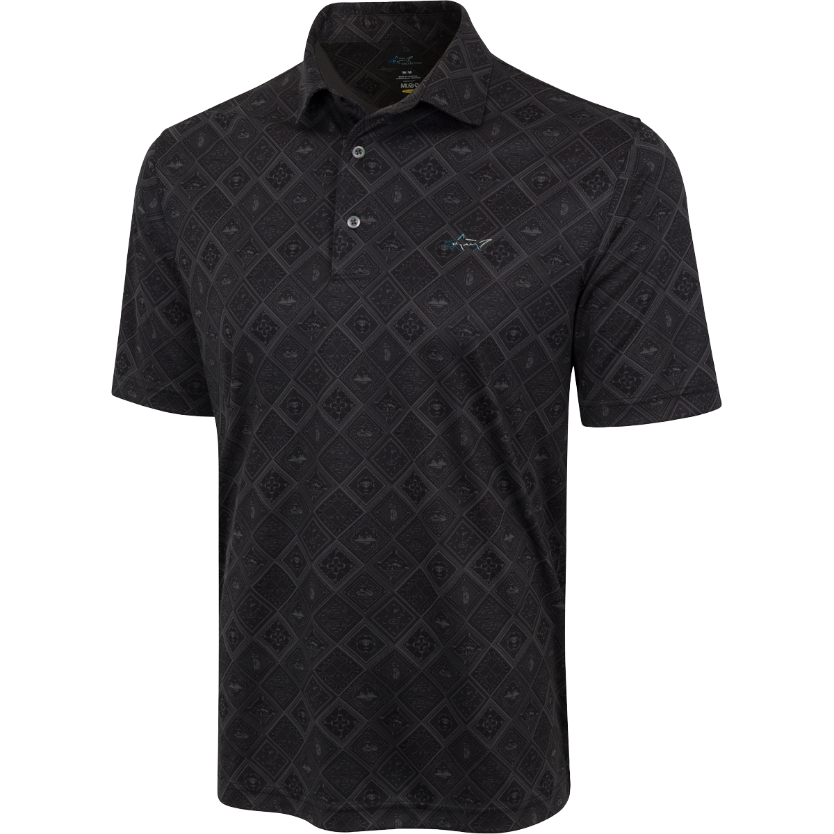 ML75 Microlux Golf Tiles Polo - Greg Norman Collection