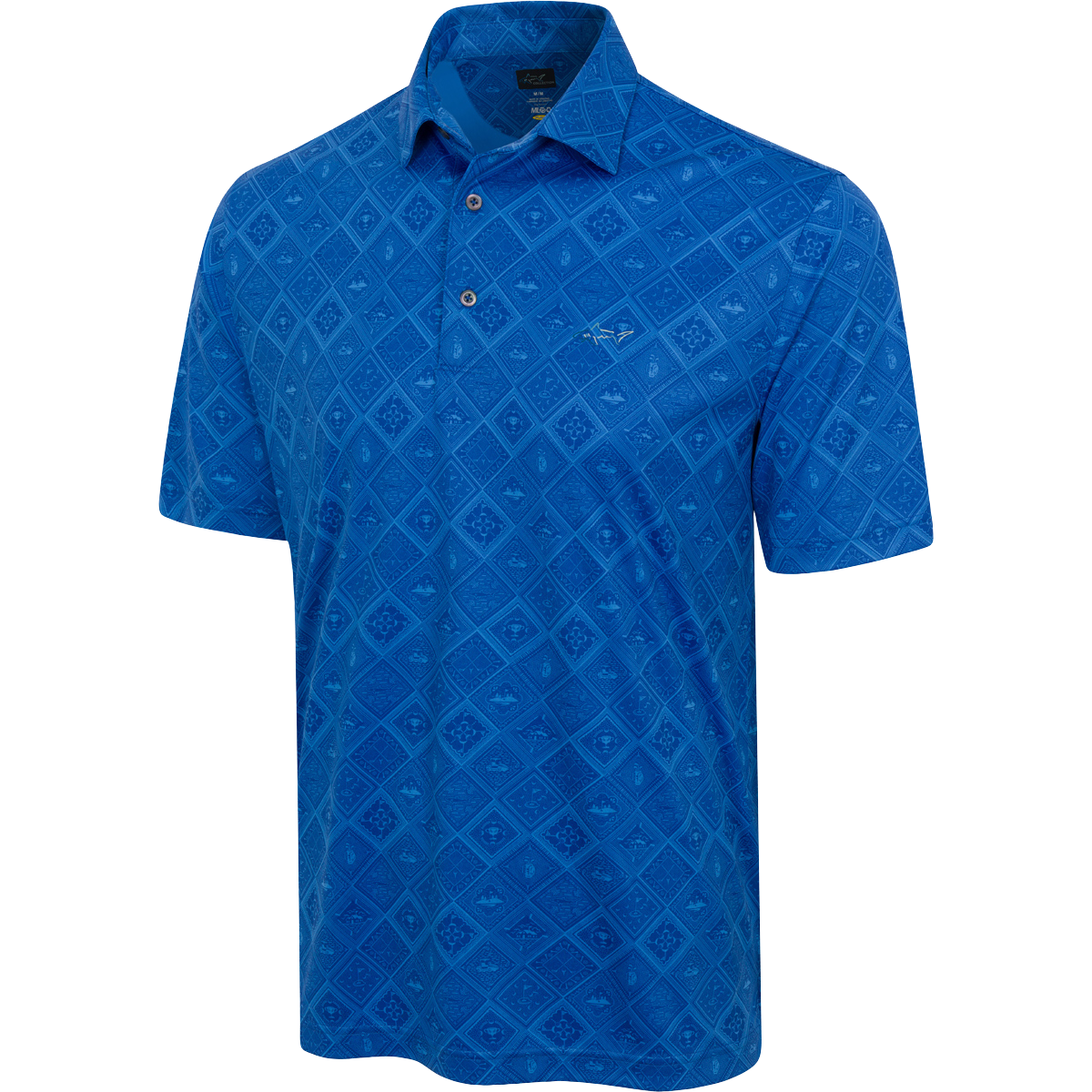ML75 Microlux Golf Tiles Polo - Greg Norman Collection