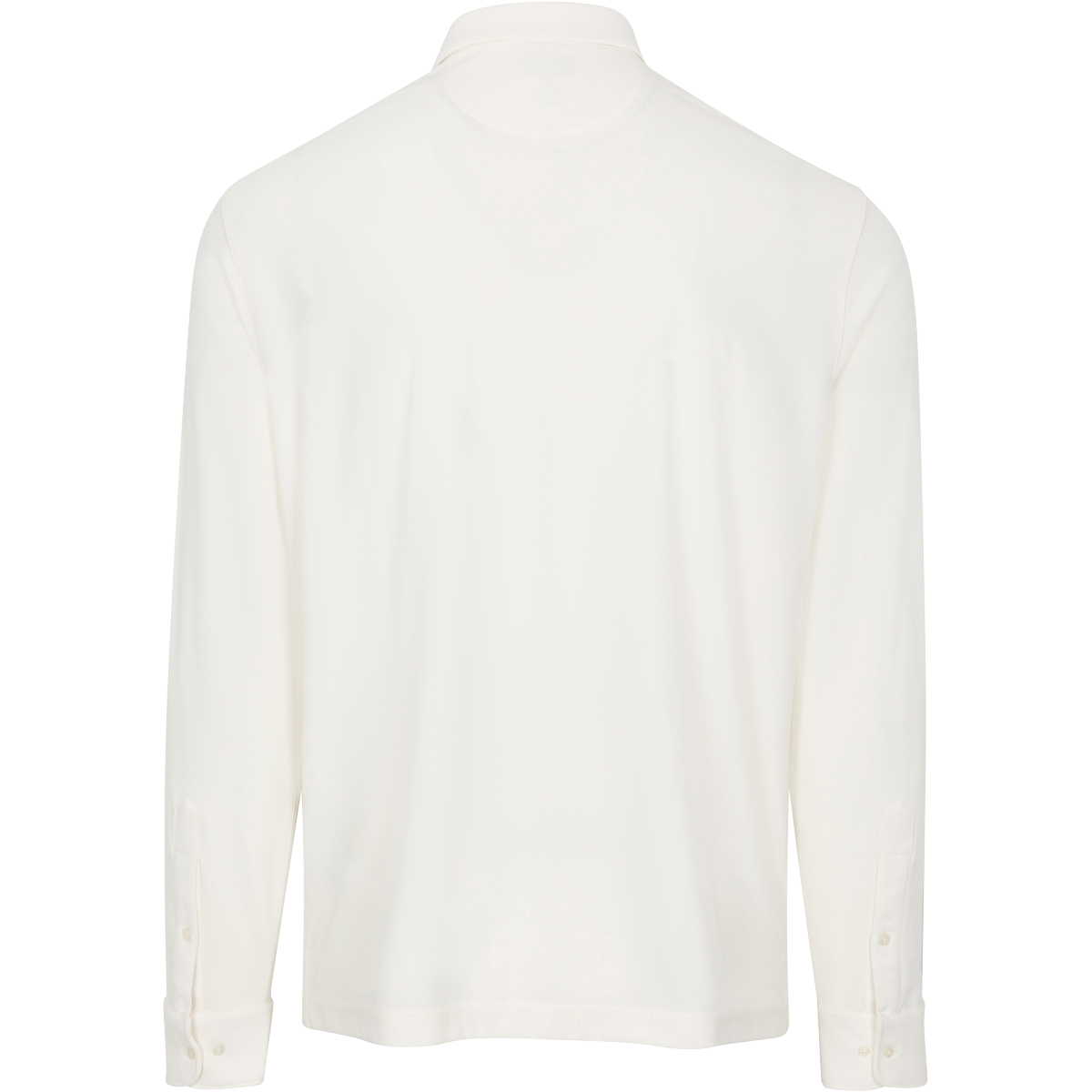 Long Sleeve Full Button Pique Polo