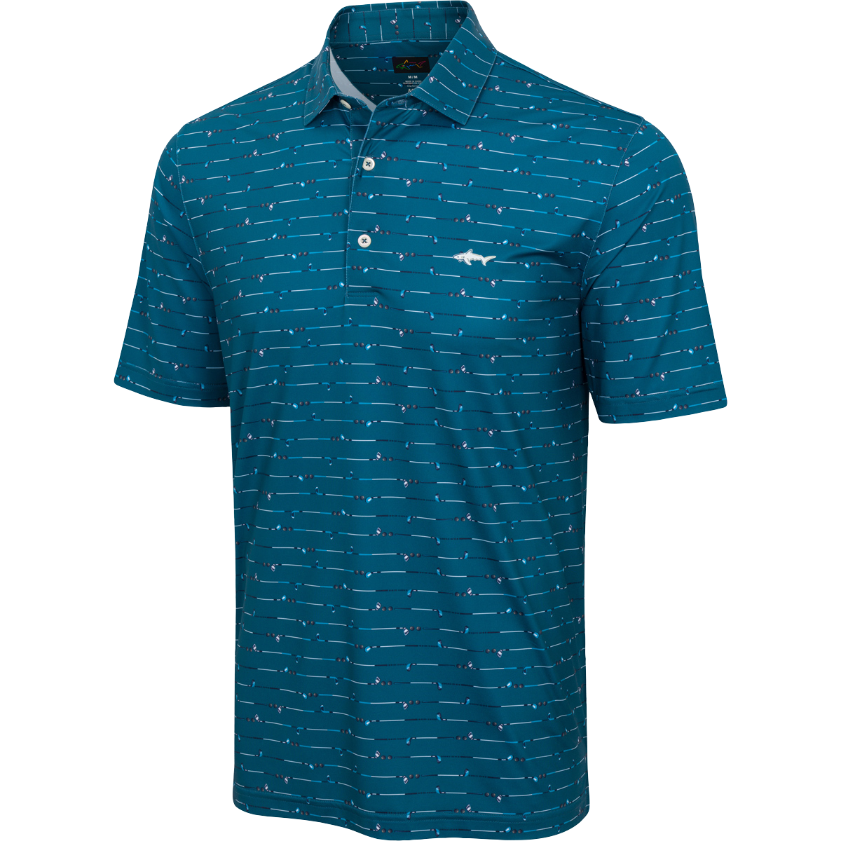 ML75 Golf Club Stripe Polo - Greg Norman Collection