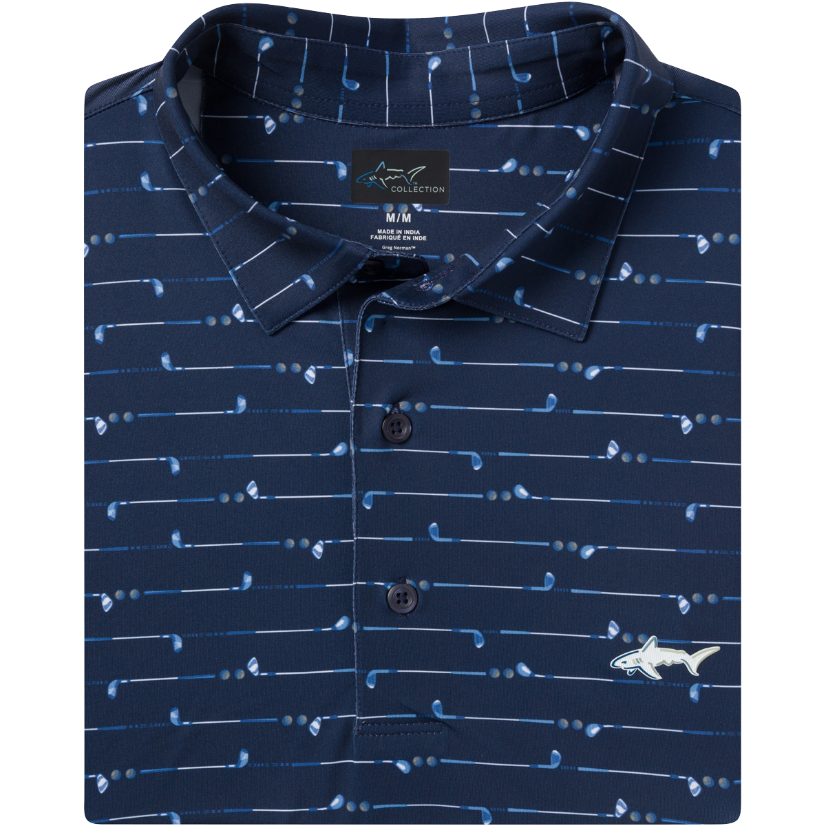 ML75 Golf Club Stripe Polo - Greg Norman Collection