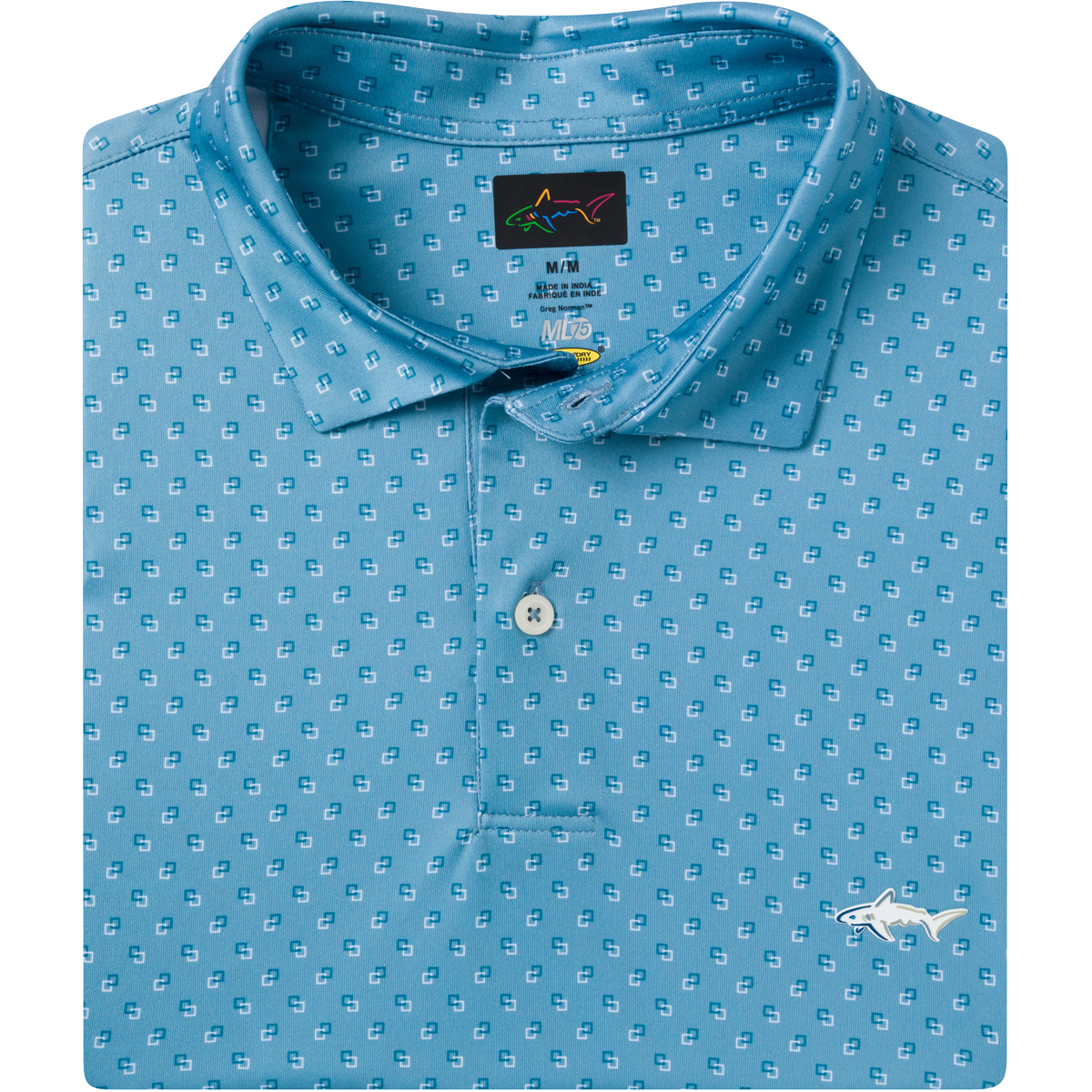 ML75 Cube Geo Polo - Greg Norman Collection