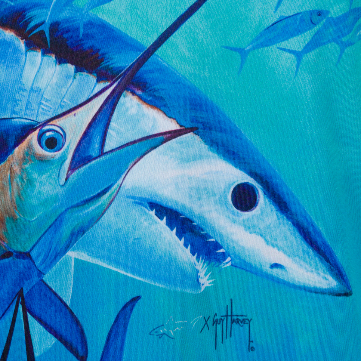 The Shark & The Sail Guy Harvey Polo - Greg Norman Collection