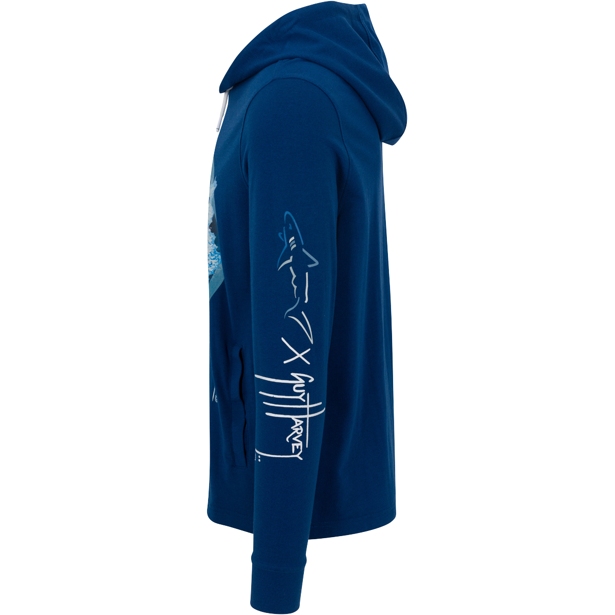 Deep Blue Sea Guy Harvey Hoodie - Greg Norman Collection
