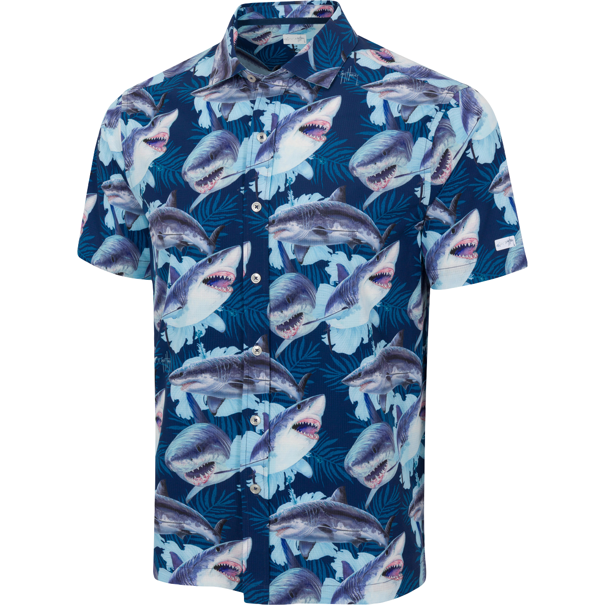 guy harvey dress shirts Guy Harvey Mens Short Sleeve Button Down Resort Shirt