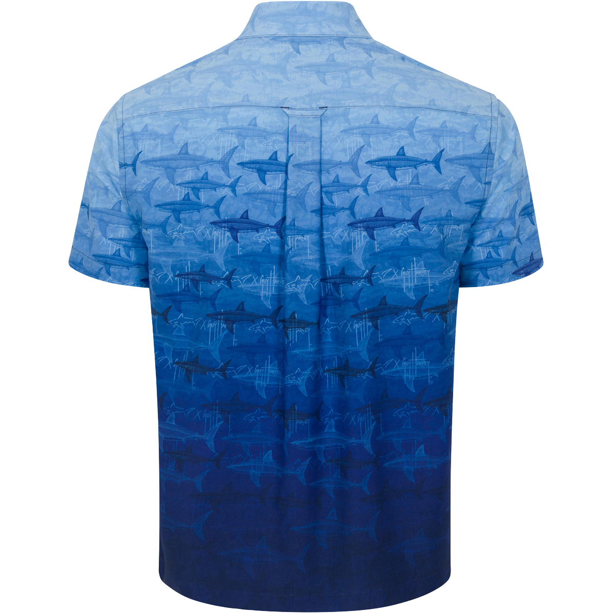 Shark Fade Guy Harvey Dress Shirt - Greg Norman Collection