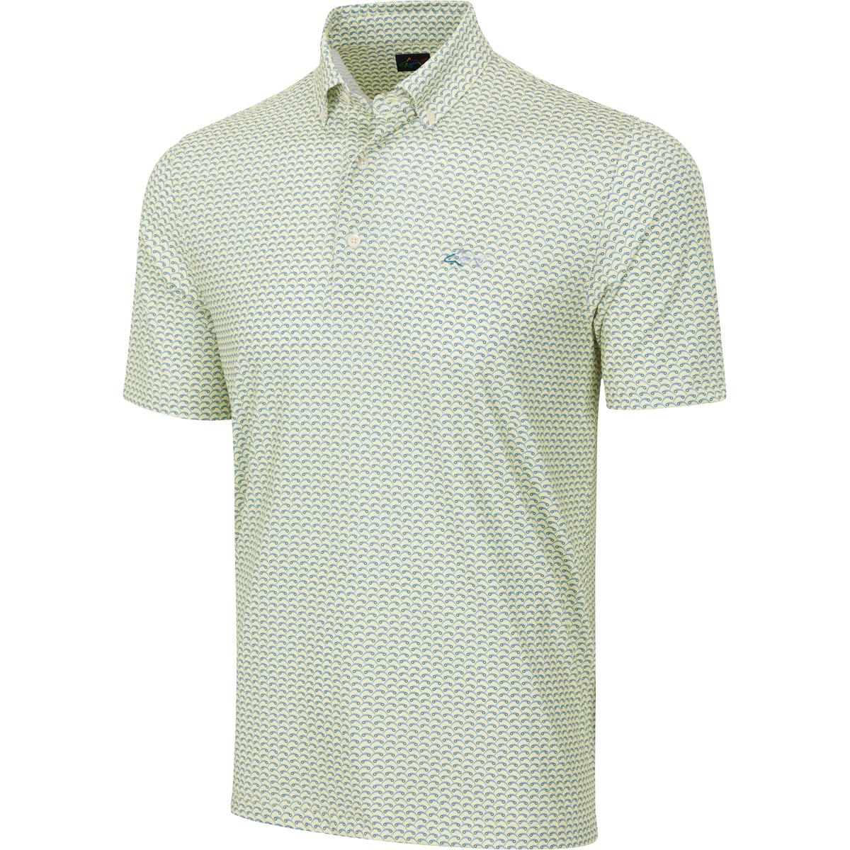 ML75 Fairway Drive Button-Down Collar Polo - Greg Norman Collection