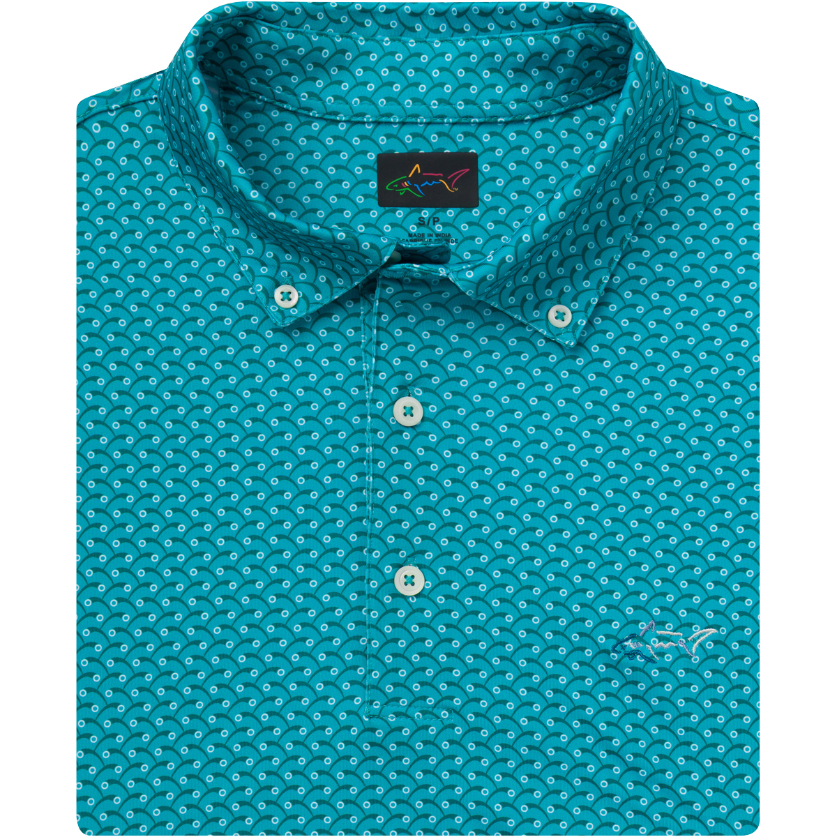 ML75 Fairway Drive Button-Down Collar Polo - Greg Norman Collection