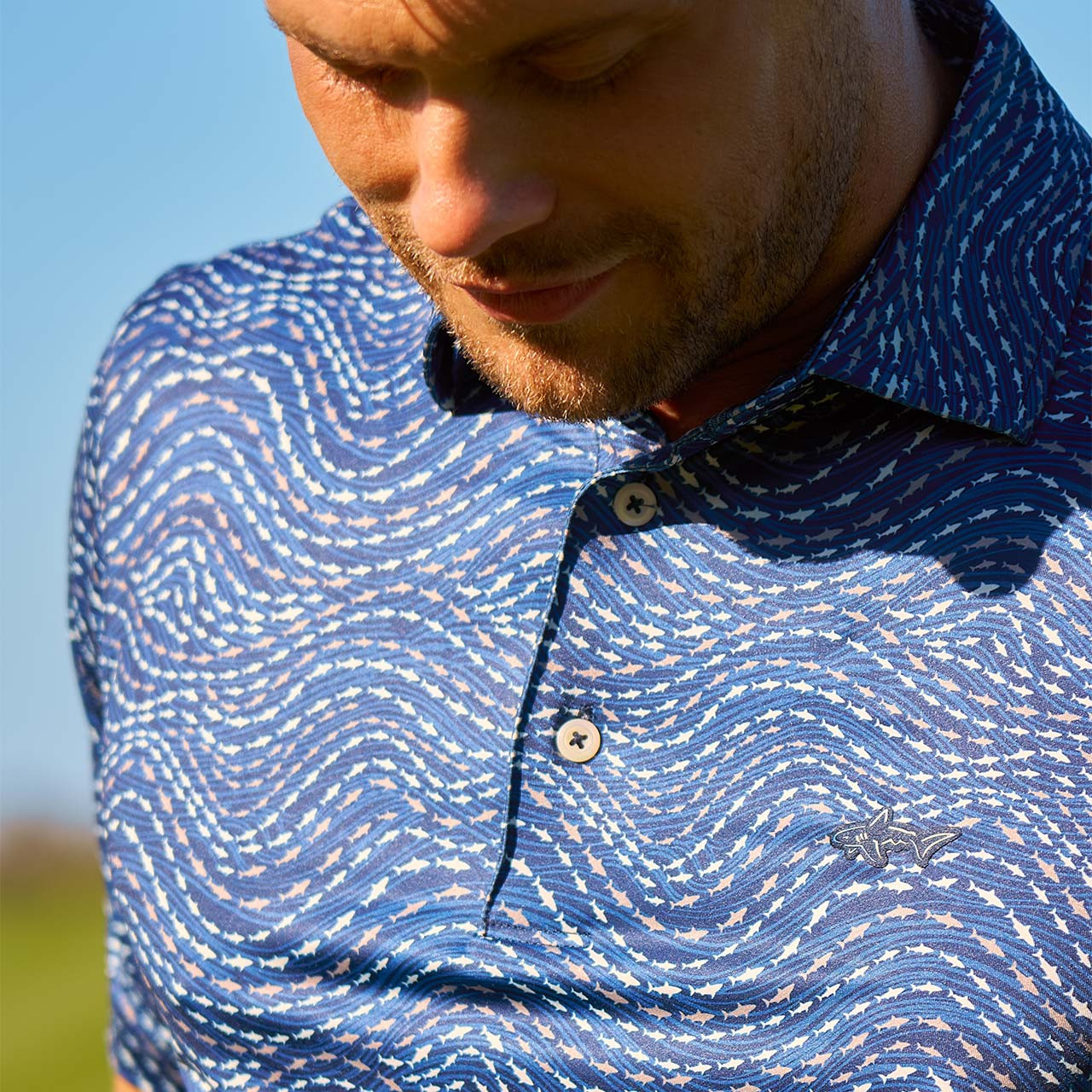 ML75 Shark Surge Polo - Greg Norman Collection