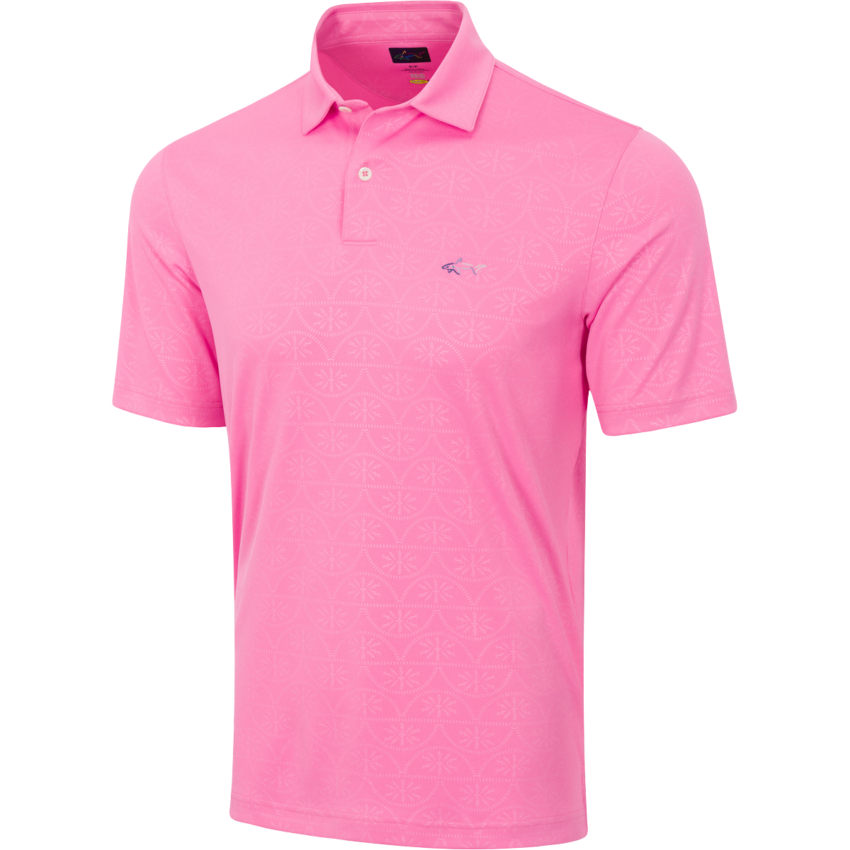ML75 Palm Tile Embossed Polo - Greg Norman Collection