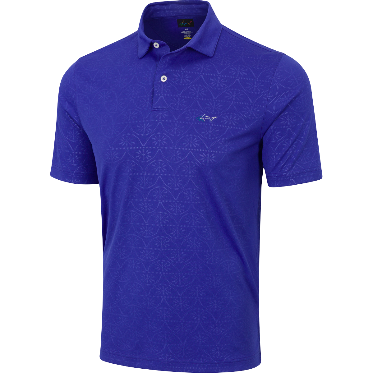endlessmade poloシャツ ML75 Palm Tile Embossed Polo - Greg Norman Collection