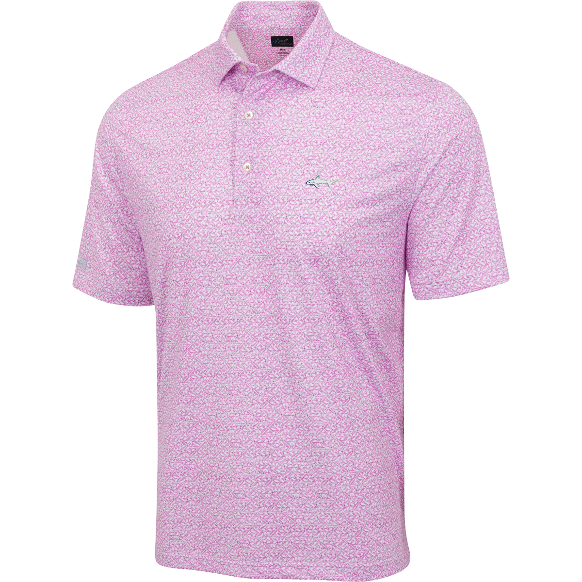 ML75 Mesh Vivid Vines Mesh Polo - Greg Norman Collection