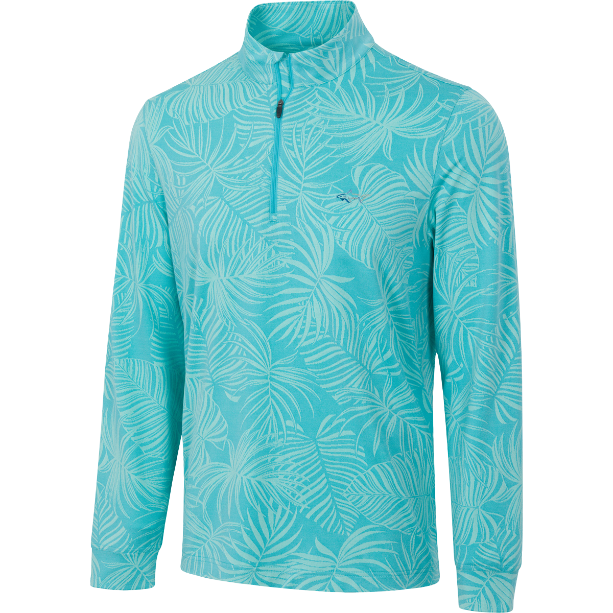 Tropical Jacquard Quarter Zip