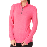 CORAL PINK HEATHER model shot front lifestyle info