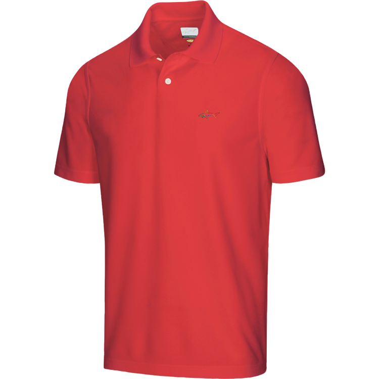 2-Button Classic Shark Pique Polo - Greg Norman Collection