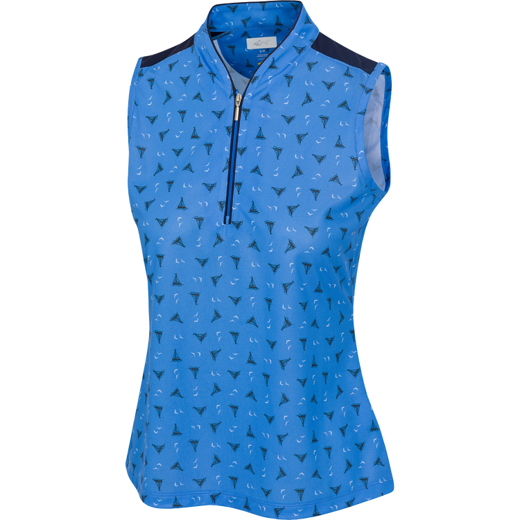 ★2025SS新作★GROVE★LAKE BODY SLEEVELESS Sailboat Sleeveless Polo