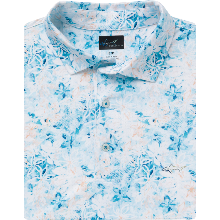 ML75 Tropical Tranquility Mesh Polo - Greg Norman Collection