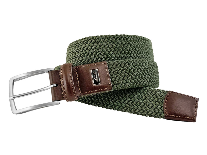 Stretch Solid Belt - Greg Norman Collection