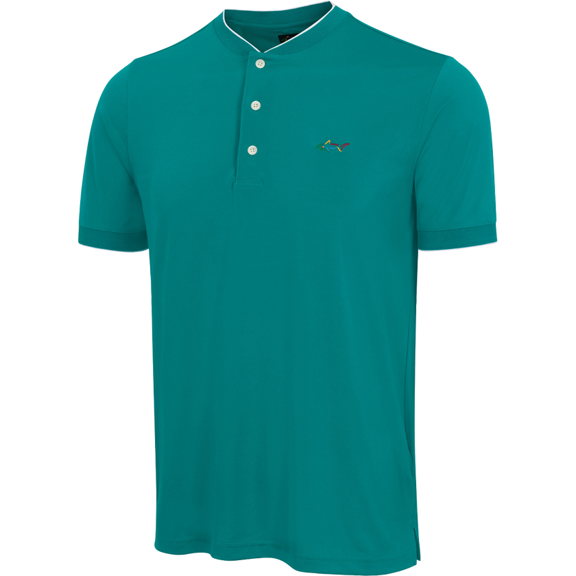 Baseball Collar Micro Pique Shark Polo - Greg Norman Collection