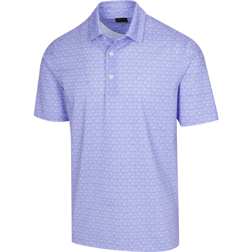 Greg Norman Collection Men's Freedom Palm Print Polo Shirt