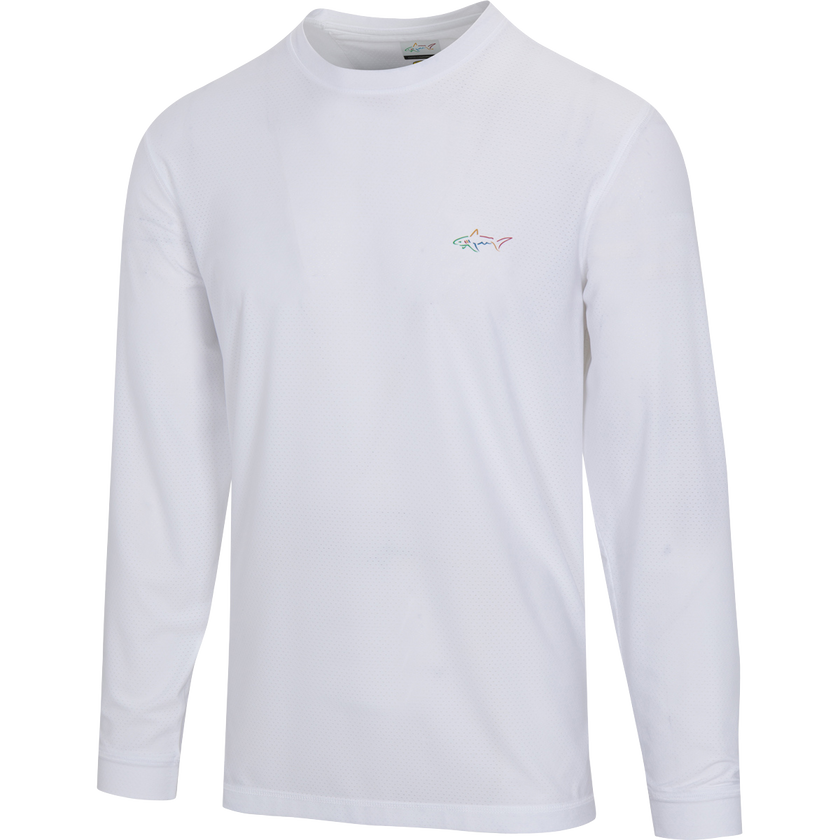 Long Sleeve Mesh T-Shirt - Greg Norman Collection