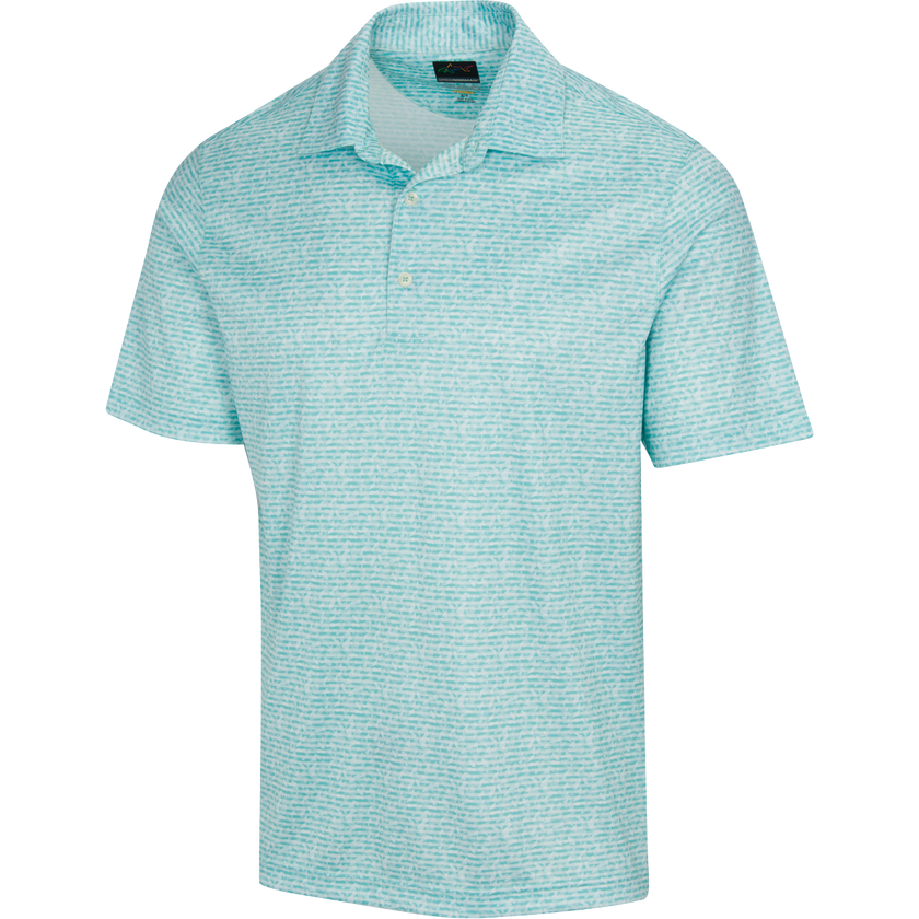 ML75 Microlux Origami Print Polo - Greg Norman Collection