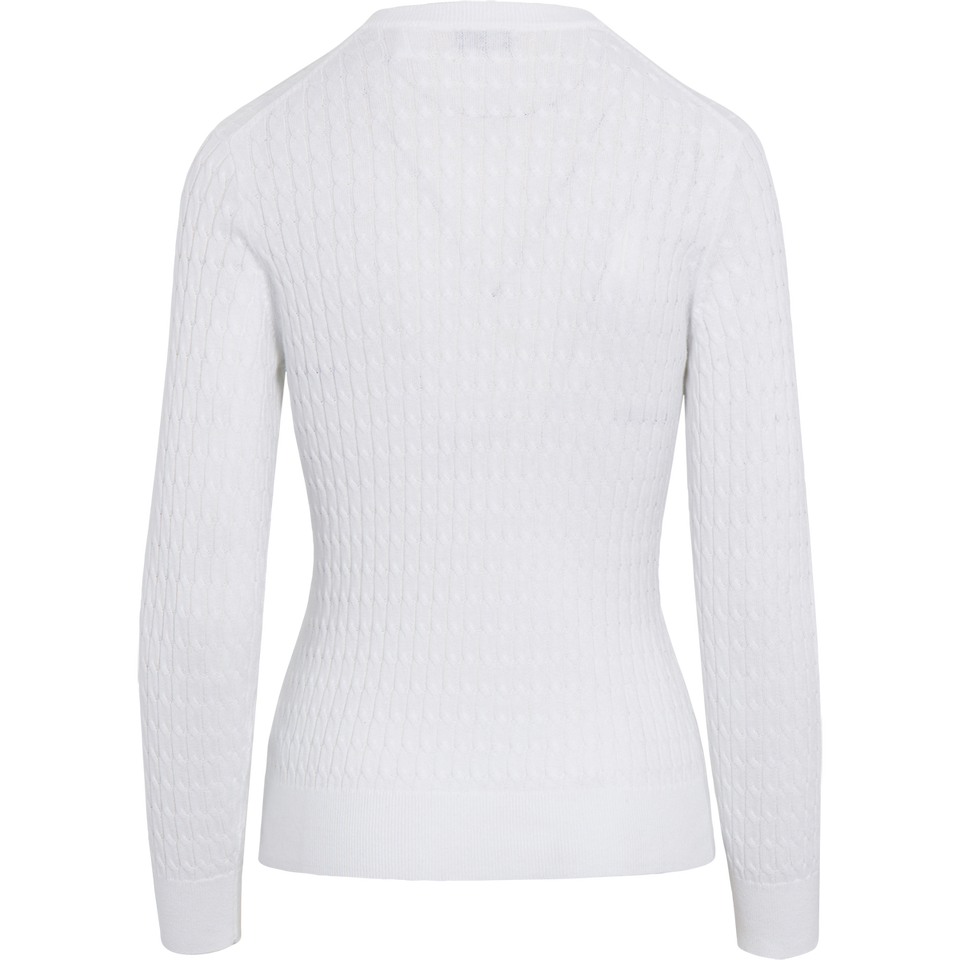 CableKnit VNeck Sweater Greg Norman Collection