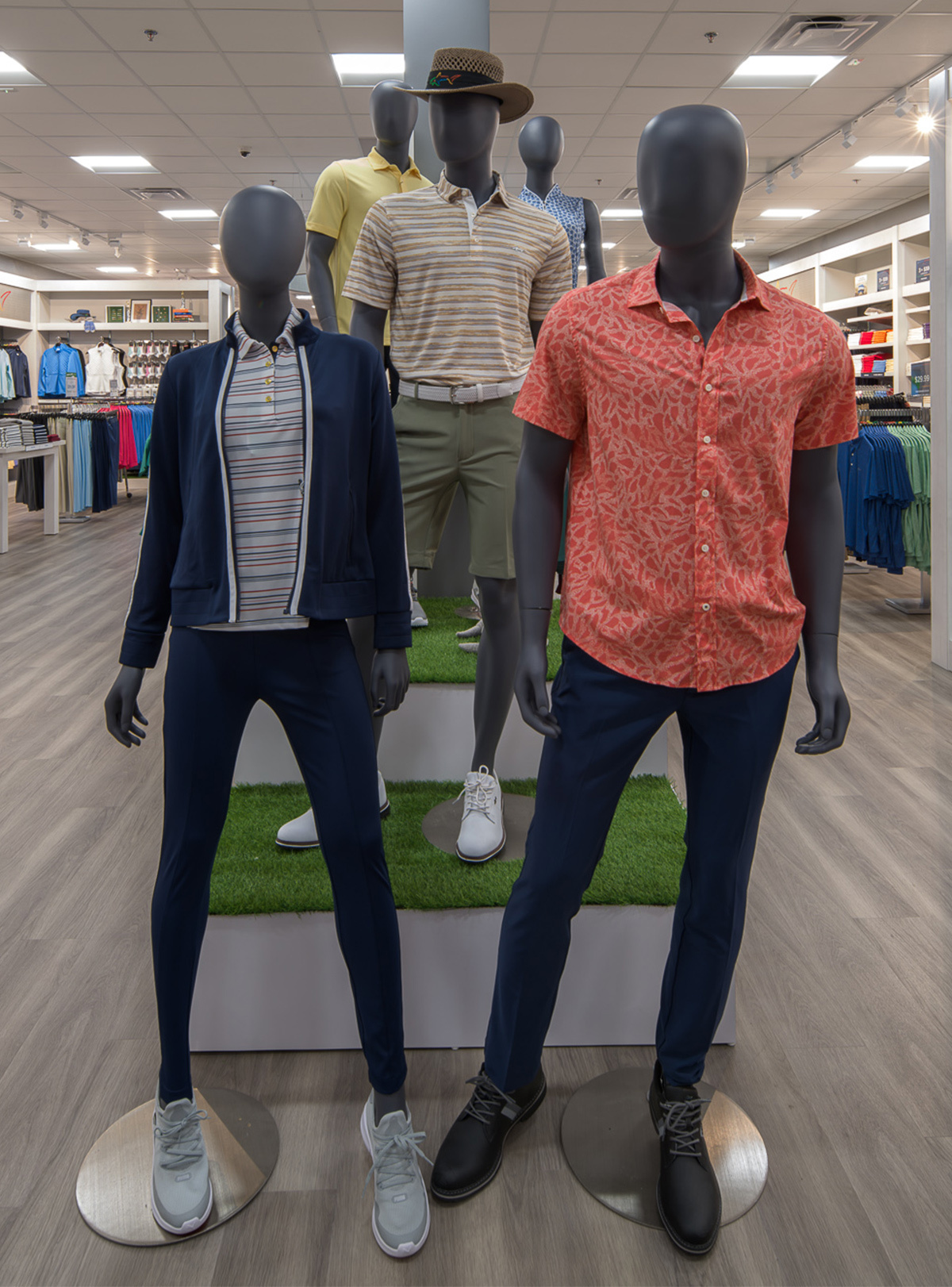 Mannequins in store