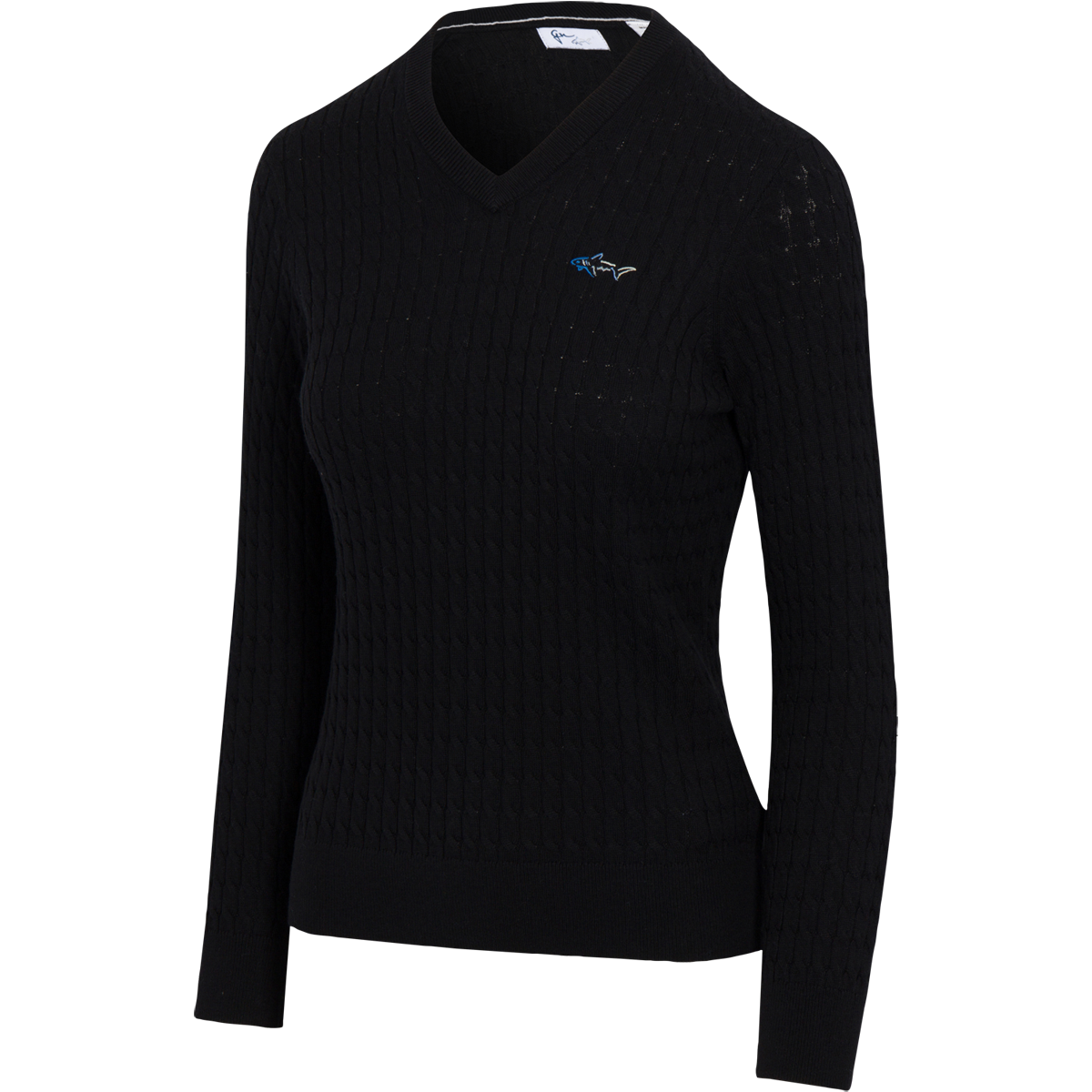 Cable-Knit V-Neck Sweater - Greg Norman Collection