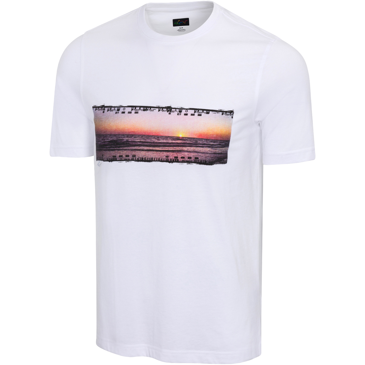 Sunset Surf Cotton T-Shirt - Greg Norman Collection