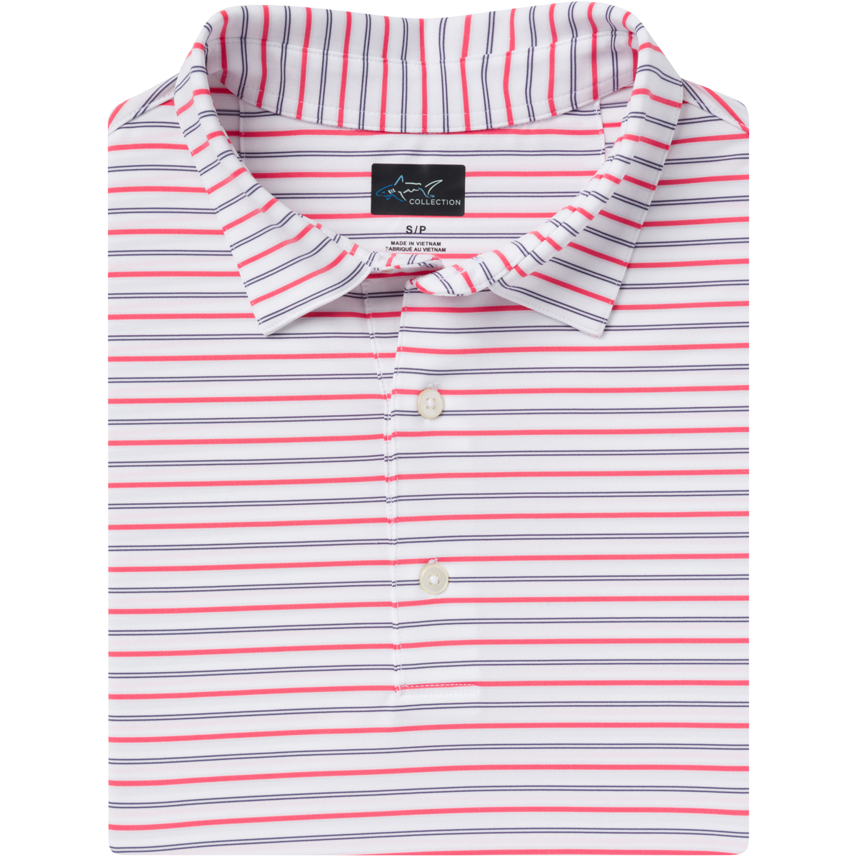 ML75 Stretch Days Off Stripe Polo - Greg Norman Collection
