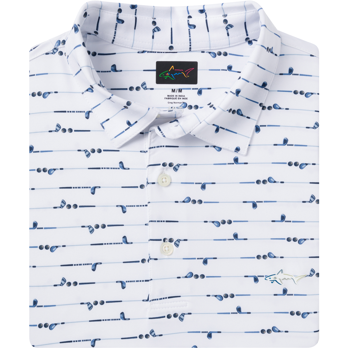 ML75 Golf Club Stripe Polo - Greg Norman Collection