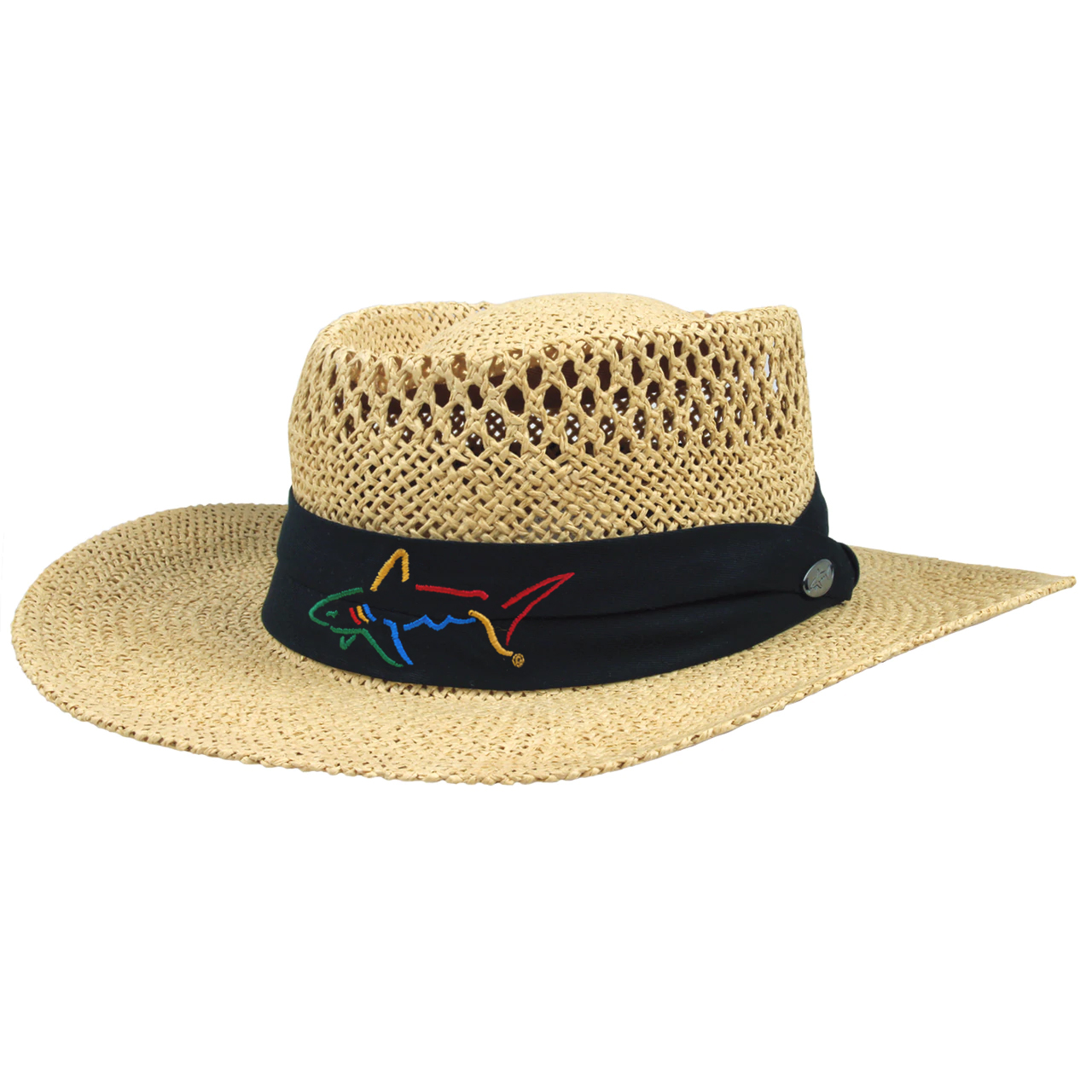 ラスト1点　新品　BRIEFING MENS STRAW HAT ネイビー　L Signature Straw Hat - Greg Norman Collection