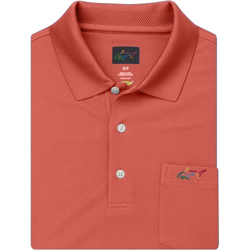 Pocket Pique Shark Polo - Greg Norman Collection