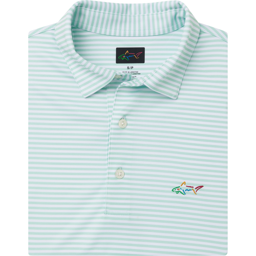 ML75 Classic Bar Stripe Shark Polo - Greg Norman Collection