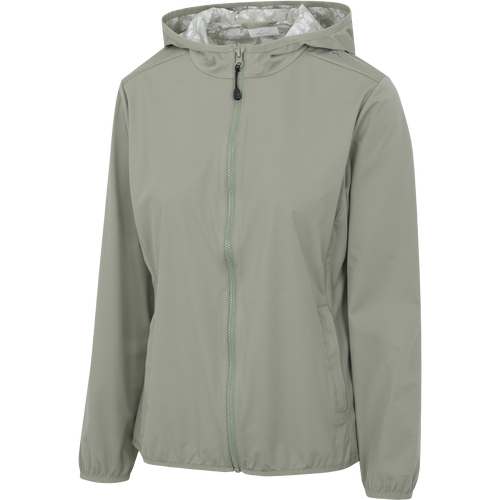 RAINMAKER SINGLE BRESTED JACKET 灰茶 3 Women's Shark Rain Jacket