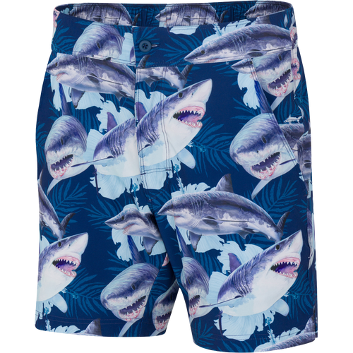 Tropical Frenzy Shark Guy Harvey Hybrid Short - Greg Norman Collection