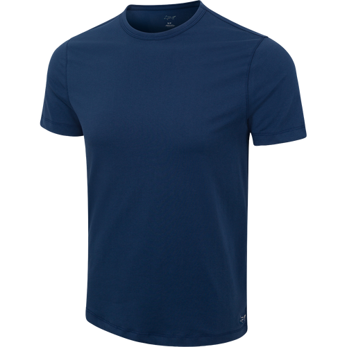 Greg Norman Collection Men's Weekender T-Shirt in Dark Denim, Size XXL, Polyester/Cotton/Spandex