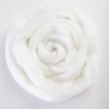 Merino Wool Top — Snow, By the Pound