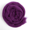 Merino Wool Top — Eggplant, By the Pound