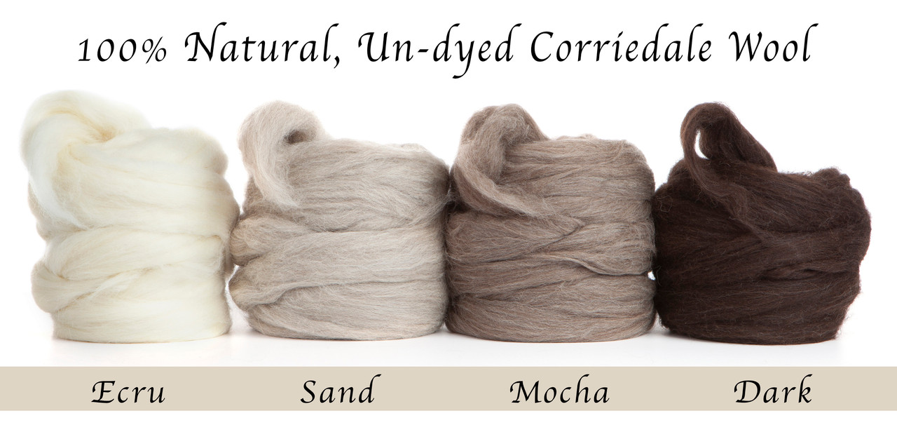 Mocha - Natural Color - Corriedale - Desert Breeze Distributing