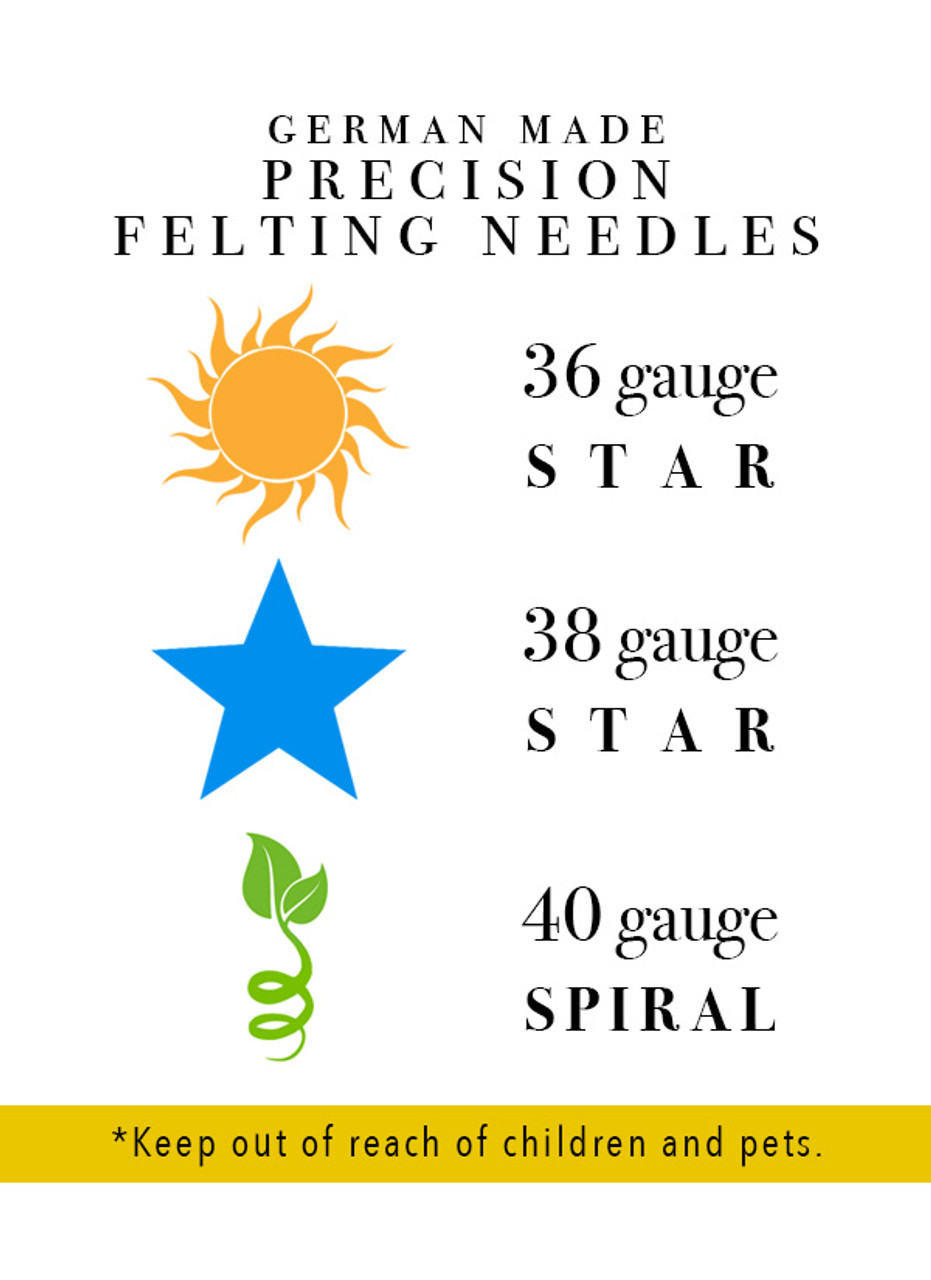 GROZ-BECKERT Felting Needles- Five Faves Set – The Felted Desert