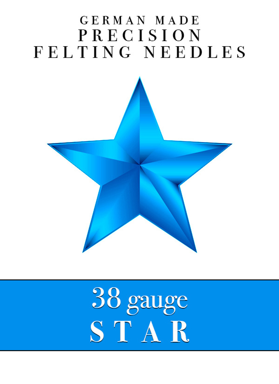 Needle Felting Needles: 38 Star Needle – The Felted Bee