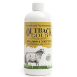Outback Gold Wool Wash Detergent, natural plant based soap for sheepskin and woolens, 16 ounce size