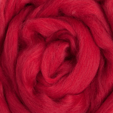 Merino Wool Top — Cinnabar, By the Pound