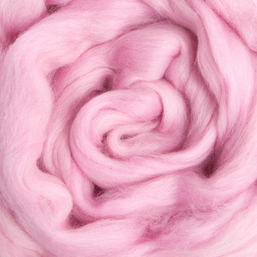 Merino Wool Top — Blush, By the Pound
