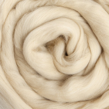 Merino Wool Top — Sand, By the Pound